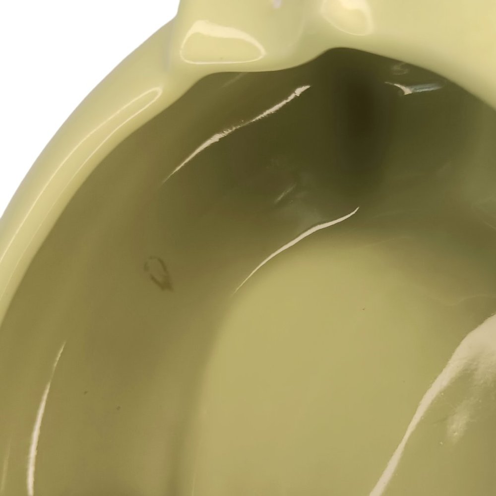 SOLD - Vintage Light Green Ceramic Ashtray Mid-century Modern - Picture 7 of 10